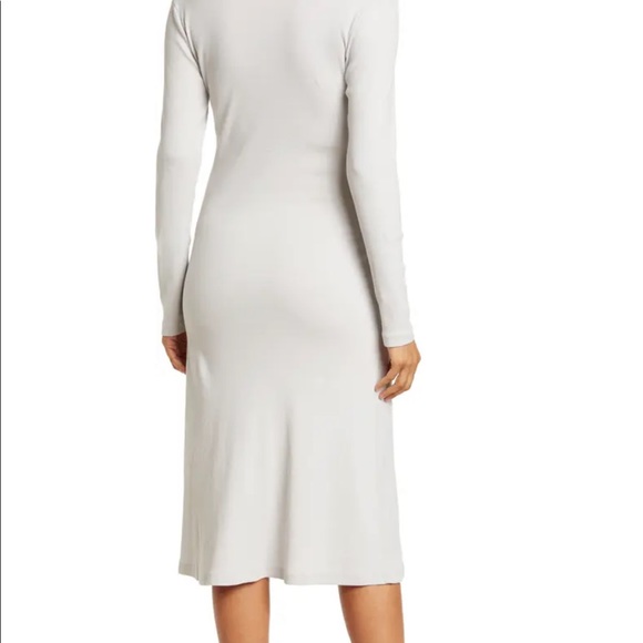 Ribbed Cardigan Dress,James Perse - Picture 5 of 8